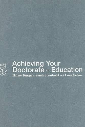 Achieving Your Doctorate in Education