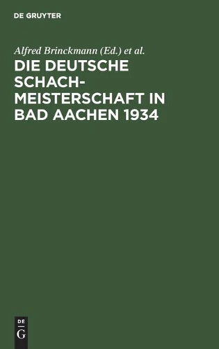 Deutsche Schachmeisterschaft in Bad Aachen 1934