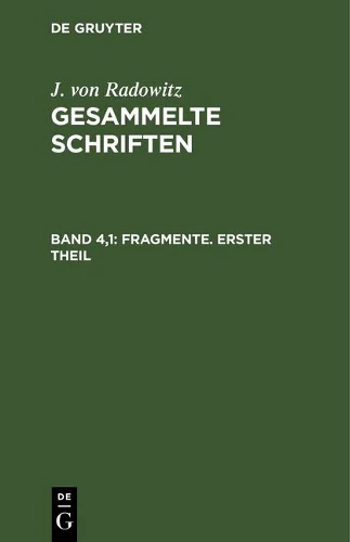 Fragmente. Erster Theil