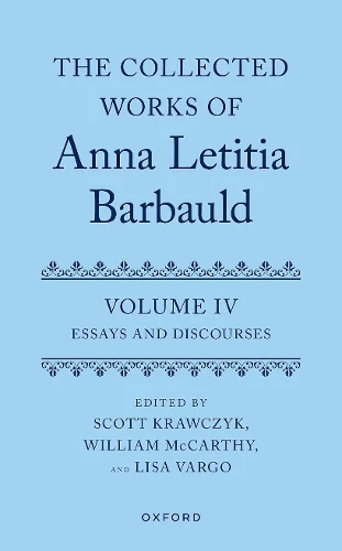 Collected Works of Anna Letitia Barbauld: Volume 4